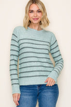Load image into Gallery viewer, Soft Current Striped Sweater