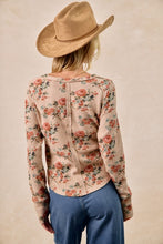 Load image into Gallery viewer, Orchard Bloom Waffle Knit Top