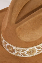 Load image into Gallery viewer, Flower Ribbon Bow Fedora Hat