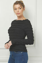 Load image into Gallery viewer, Simple Elegance Ruffle Lace Top