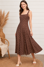 Load image into Gallery viewer, Dot's Amore Polka Dot Maxi Dress