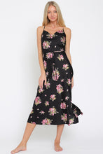Load image into Gallery viewer, Rise Up Floral Midi Slip Dress