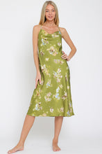 Load image into Gallery viewer, Stepping Out Cowl Neck Slip Dress