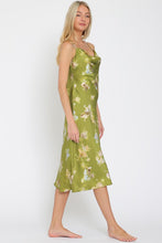 Load image into Gallery viewer, Stepping Out Cowl Neck Slip Dress