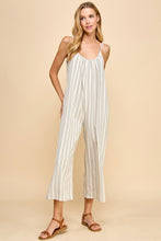 Load image into Gallery viewer, European Summer Striped Jumpsuit