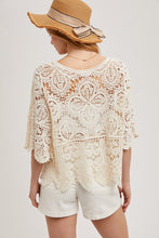 Load image into Gallery viewer, Crochet Cutie Lace Top