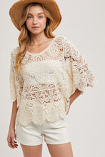 Load image into Gallery viewer, Crochet Cutie Lace Top