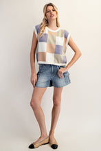 Load image into Gallery viewer, Be Squared Checkered Sweater