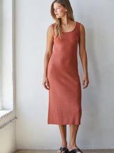 Load image into Gallery viewer, Cinnamon Kiss Ruched Midi Dress