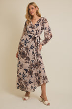 Load image into Gallery viewer, Cool Earth Floral Maxi Dress