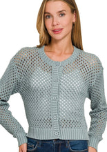 Load image into Gallery viewer, Full Of Light Crochet Cardigan