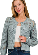 Load image into Gallery viewer, Full Of Light Crochet Cardigan