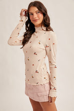 Load image into Gallery viewer, Emmie Floral Embroidered Rib Top