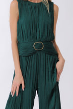 Load image into Gallery viewer, Emerald City Pleated Jumpsuit