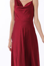 Load image into Gallery viewer, En Fuego Asymetrical Maxi Dress