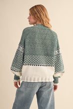 Load image into Gallery viewer, Aspen Getaway Puff Sleeve Sweater