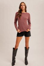 Load image into Gallery viewer, Fun Find Striped Knit Top
