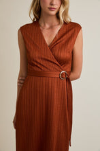 Load image into Gallery viewer, Spice It Up Textured Midi Dress