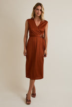 Load image into Gallery viewer, Spice It Up Textured Midi Dress