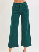 Load image into Gallery viewer, Zoey High Rise Crop Wide Leg Jeans