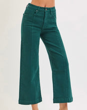 Load image into Gallery viewer, Zoey High Rise Crop Wide Leg Jeans