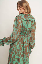 Load image into Gallery viewer, Sagewood Serenity Floral Maxi Dress
