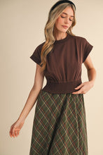 Load image into Gallery viewer, Merry Mocha Plaid Dress