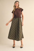 Load image into Gallery viewer, Merry Mocha Plaid Dress