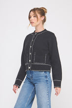 Load image into Gallery viewer, All's Good Accent Stitch Cardigan