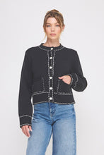 Load image into Gallery viewer, All's Good Accent Stitch Cardigan