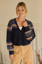 Load image into Gallery viewer, Charmed By You Fair Isle Cardigan