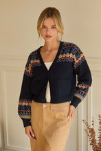 Load image into Gallery viewer, Charmed By You Fair Isle Cardigan