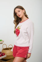 Load image into Gallery viewer, Strawberry Fields Printed Sweater