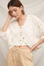 Load image into Gallery viewer, Whispered Lace Crochet Cardigan
