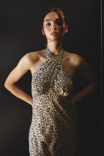 Load image into Gallery viewer, Wild Elegance Halter Maxi Dress