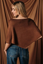 Load image into Gallery viewer, Bella Boatneck Poncho Top