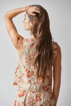 Load image into Gallery viewer, Autumn Bloom Floral Sleeveless Top