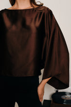 Load image into Gallery viewer, Evangeline Satin Poncho Top