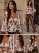 Load image into Gallery viewer, Fiorella Smocked Flowy Top