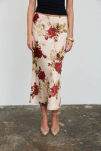 Load image into Gallery viewer, Petals In Paris Floral Midi Skirt