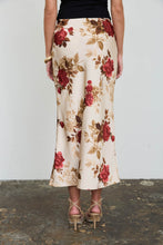Load image into Gallery viewer, Petals In Paris Floral Midi Skirt