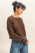 Load image into Gallery viewer, Classic Stitch Cable Knit Sweater