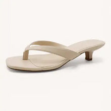 Load image into Gallery viewer, Brat Kitten Heel Thong Sandal