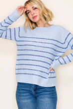 Load image into Gallery viewer, Soft Current Striped Sweater