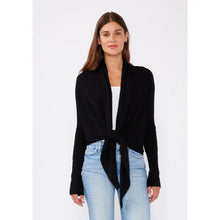Load image into Gallery viewer, 3 Way Tie Waffle Knit Cardigan