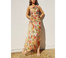 Load image into Gallery viewer, Luxembourg Garden Floral Asymmetrical Dress