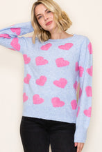 Load image into Gallery viewer, Blushing Hearts Pullover Sweater