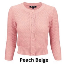 Load image into Gallery viewer, Charlotte Cropped Button Down Cardigan