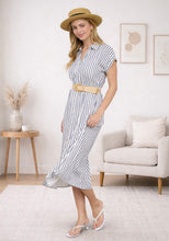 Load image into Gallery viewer, Coastal Radiance Shirt Dress