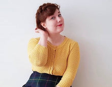 Load image into Gallery viewer, Charlotte Cropped Button Down Cardigan